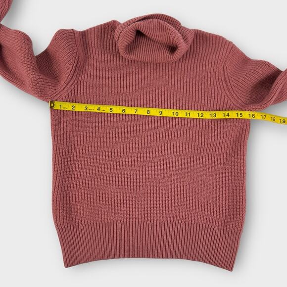 Wilfred Free Laurel Merino Wool Turtleneck in Cinder Pink Size XS - Picture 4 of 6
